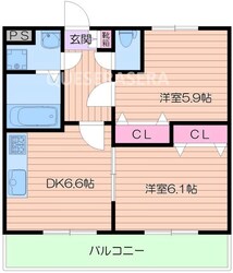 サンライトあべのⅥの物件間取画像